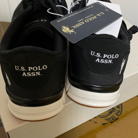 U.S. Polo Assn. Black Lace-Up Athletic Sneakers - Picture 3 of 4